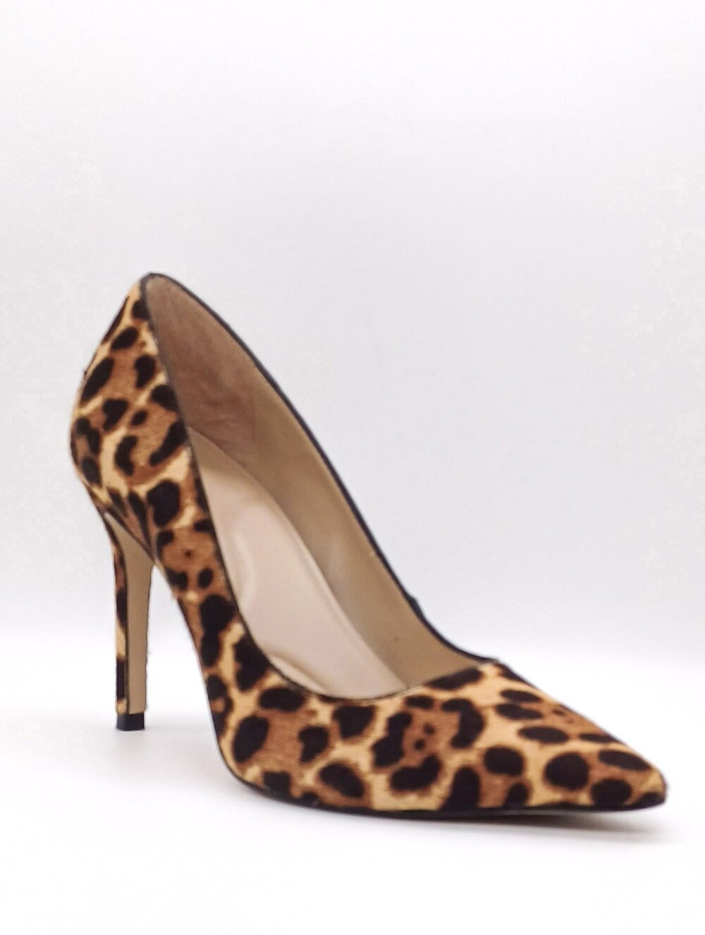New Bovine Sampras Two Leopard Print Women's Gianni Bini Pointed Toe Pumps 7.5